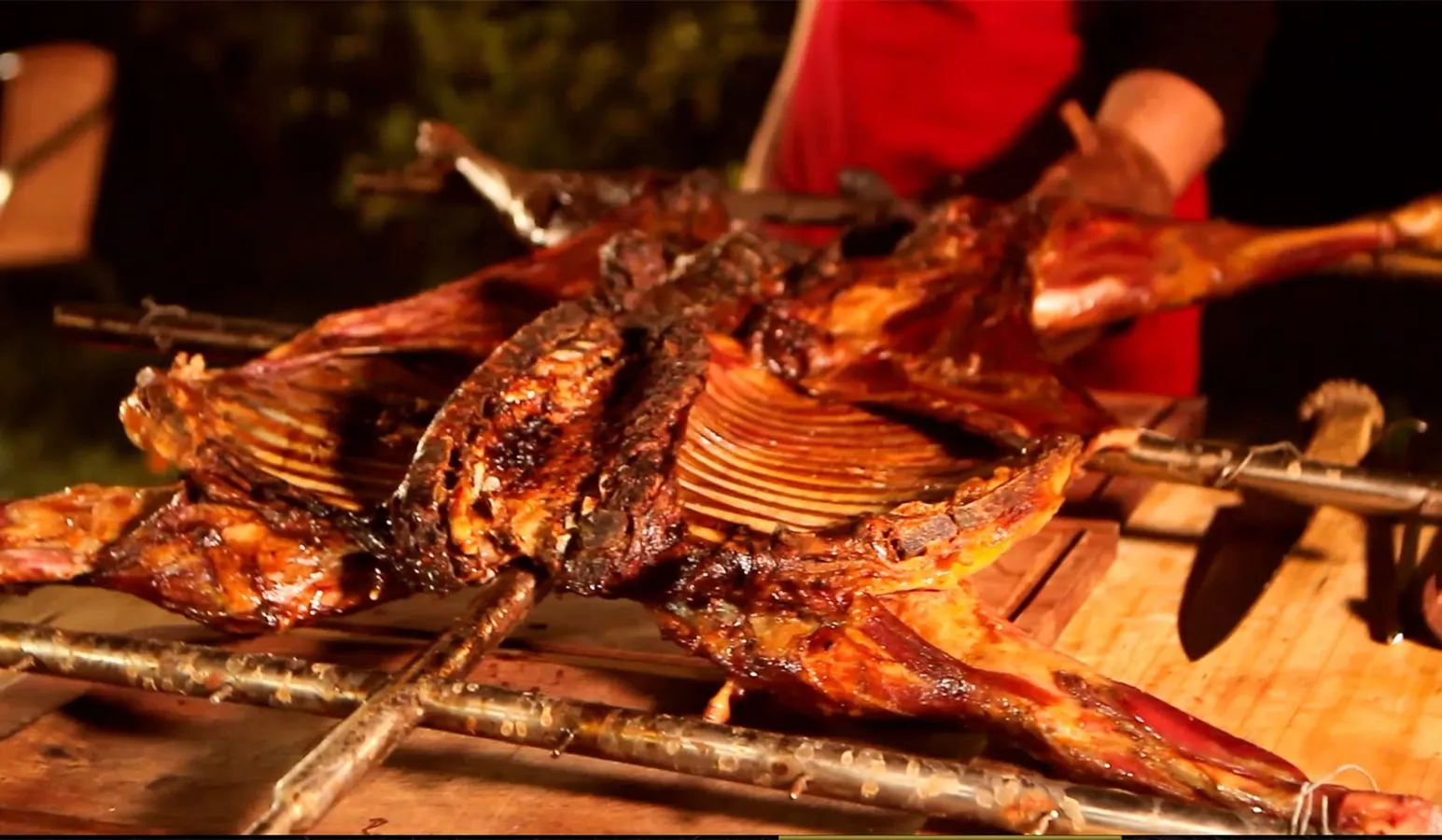 Carne asada a la cruz